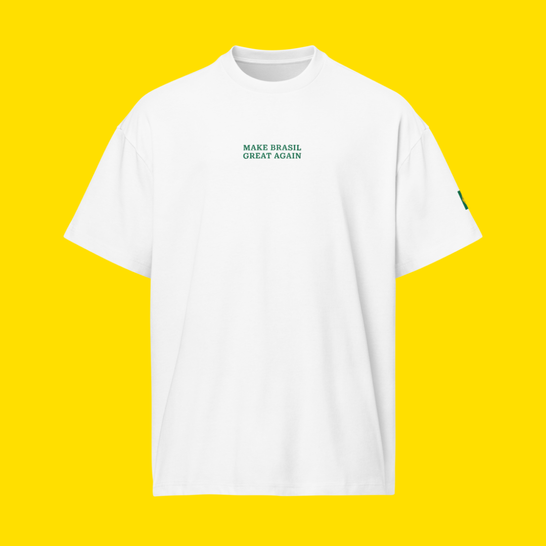Camiseta MBGA — Potência · Oversized Heavyweight Bordado