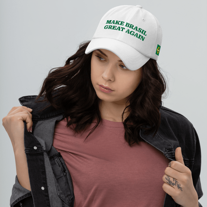 Boné MBGA Dad Hat Premium - Bordado Brasileiro Clássico