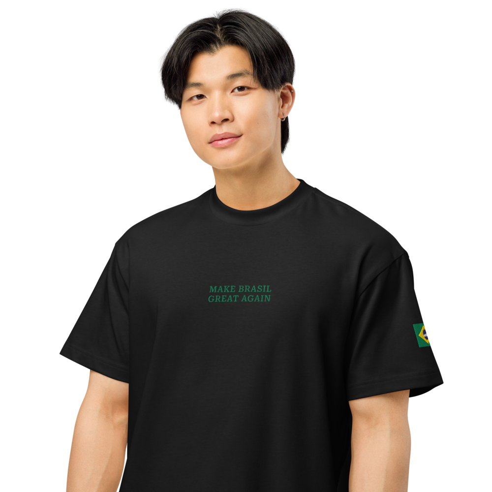 Camiseta MBGA — Potência · Oversized Heavyweight Bordado