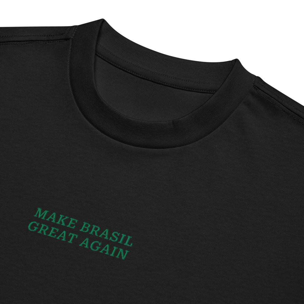Camiseta MBGA — Potência · Oversized Heavyweight Bordado