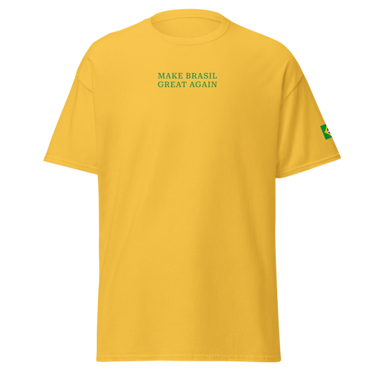Camiseta MBGA Make Brasil Great Again - Unissex Minimalista